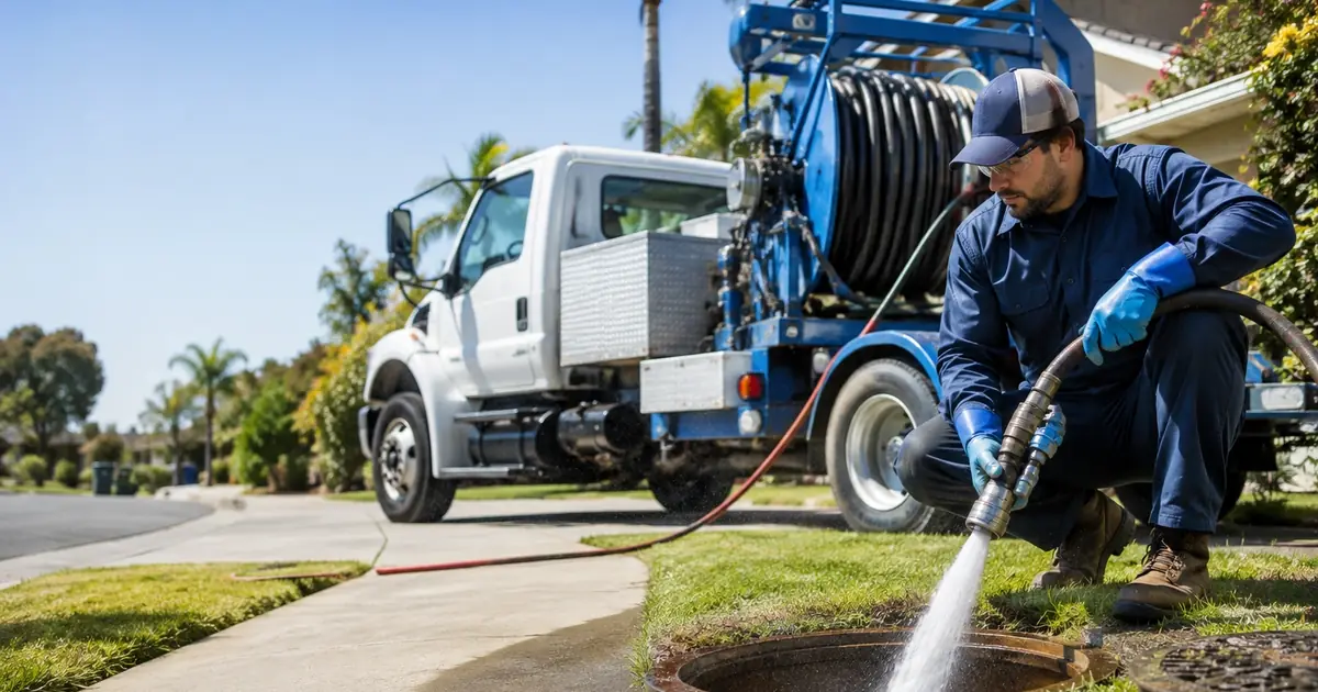 Hydro jet sewer cleaning Palo Verde