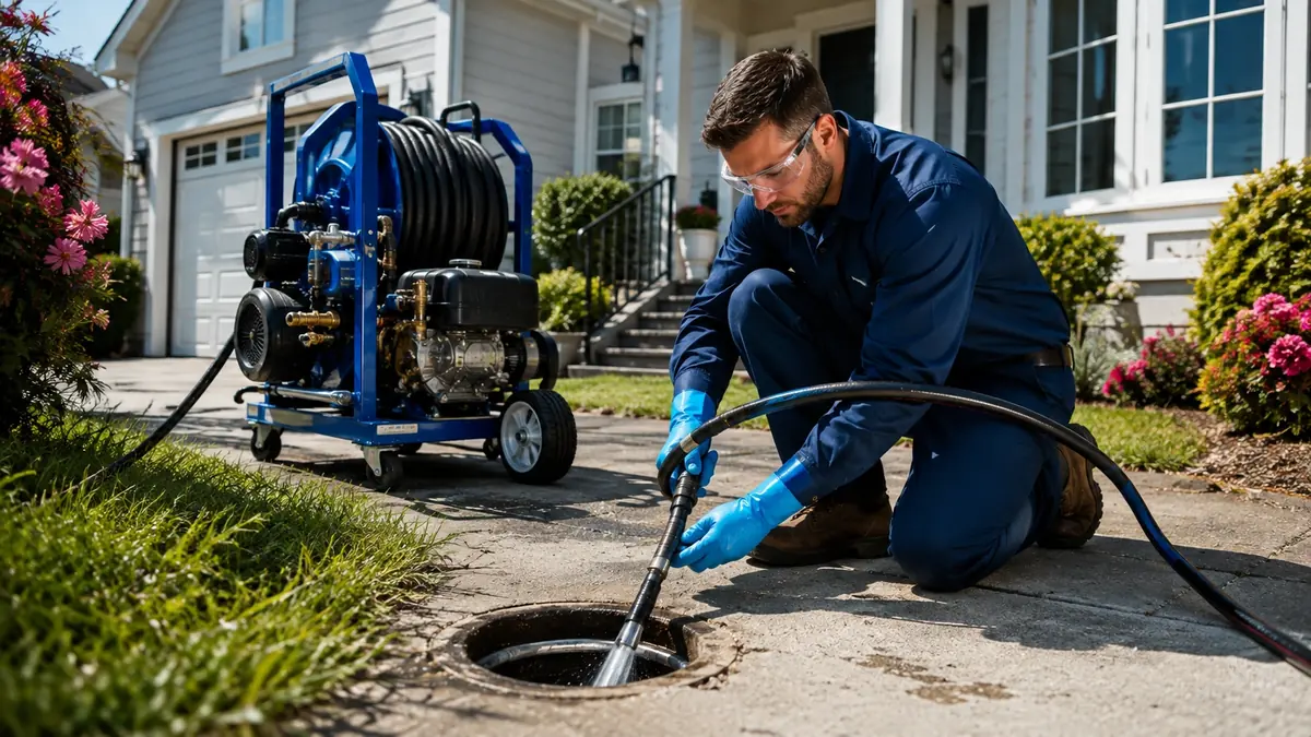 Residential Hydro Jet Drain Cleaning in Palo Verde